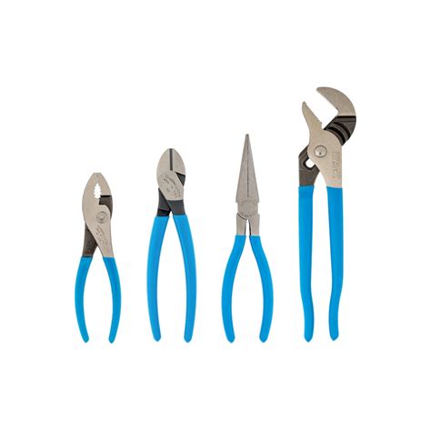 Channellock 4pc Heavy Duty Plier Set, .